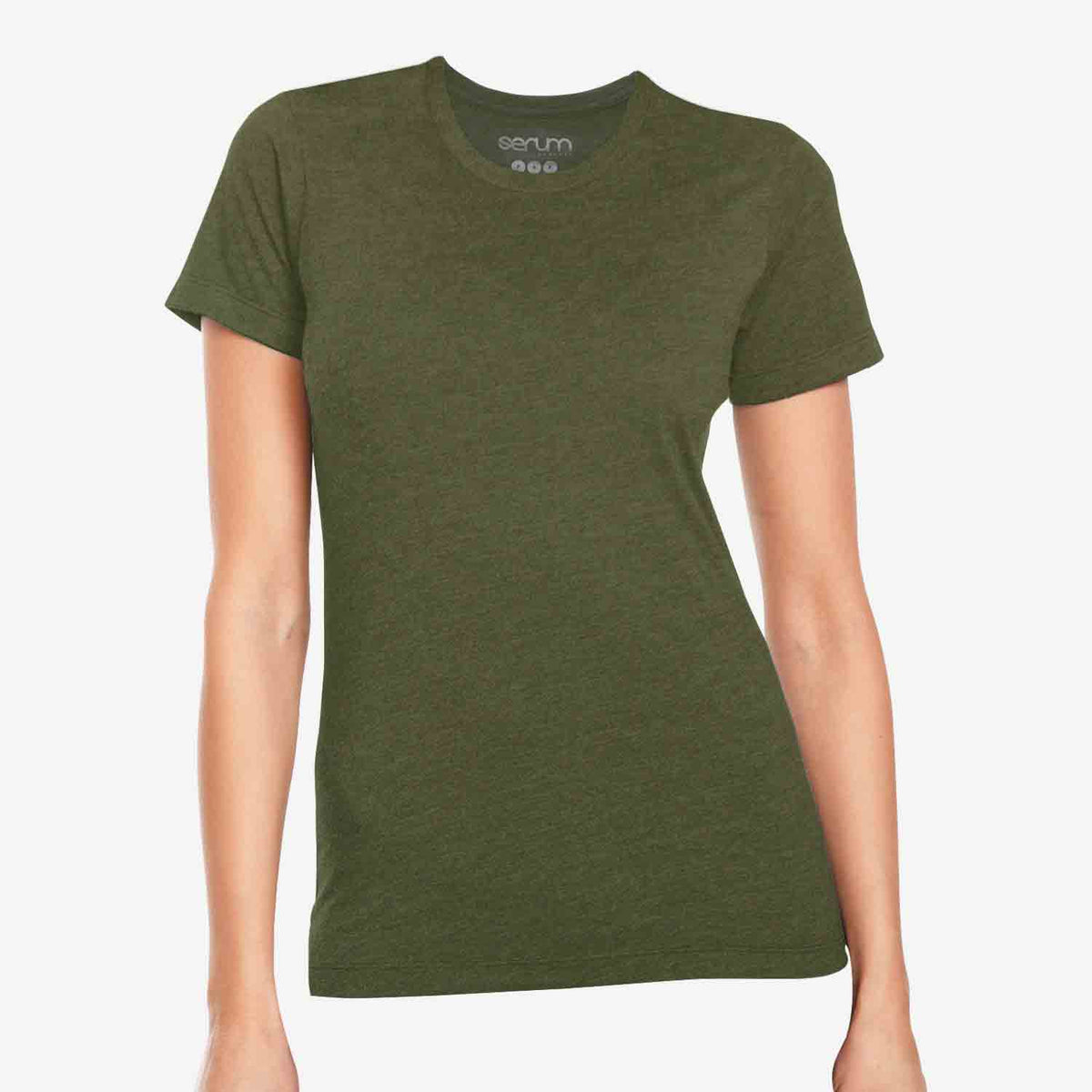 Women's Soft Tech Active Wear Tee - Dark Green – Stargazer Designs