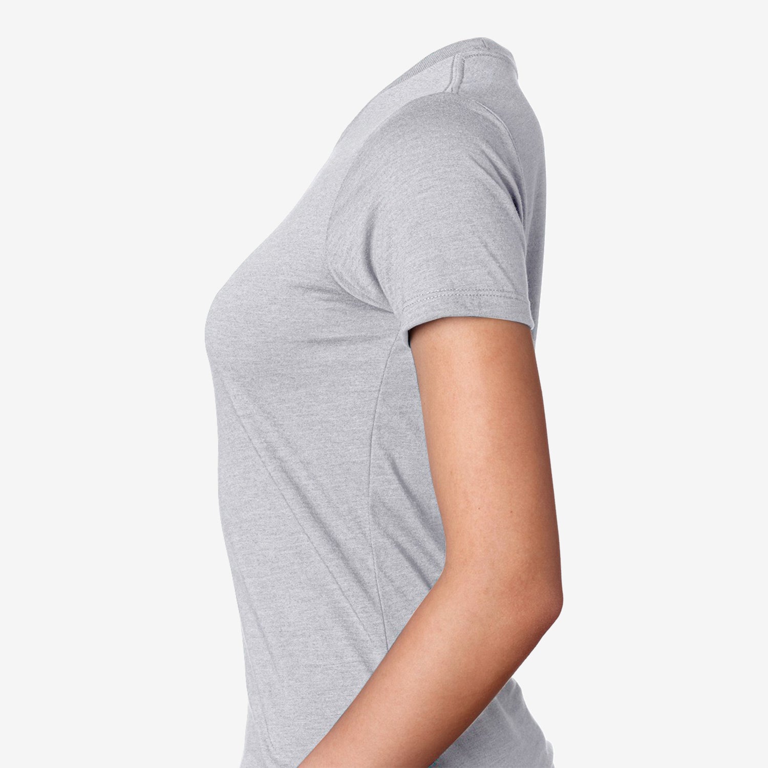 Grey t clearance shirt side view